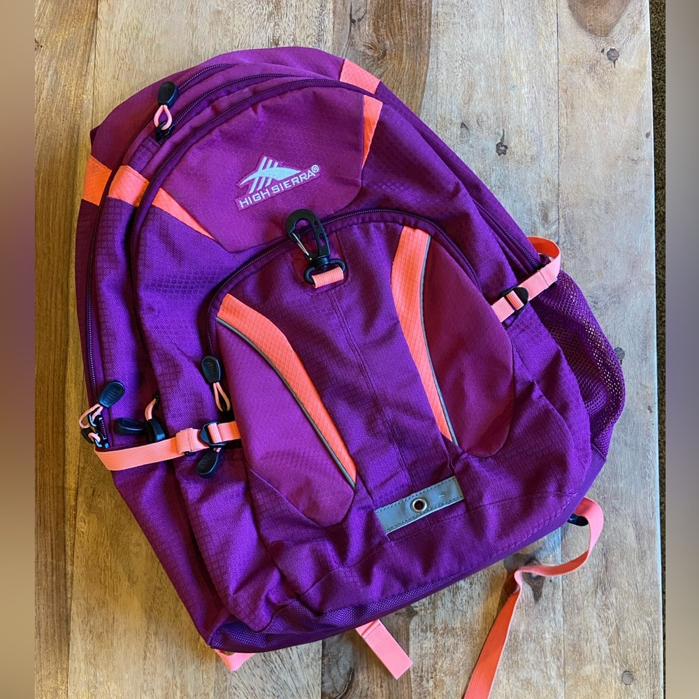 High Sierra backpack. EUC